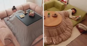 .... Почему в Японии люди спят под столом...