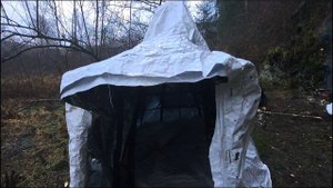 Строим баню в Сибирском лесу