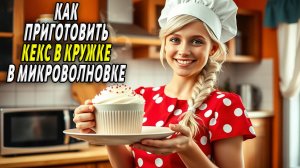 Как приготовить кекс в кружке микроволновке