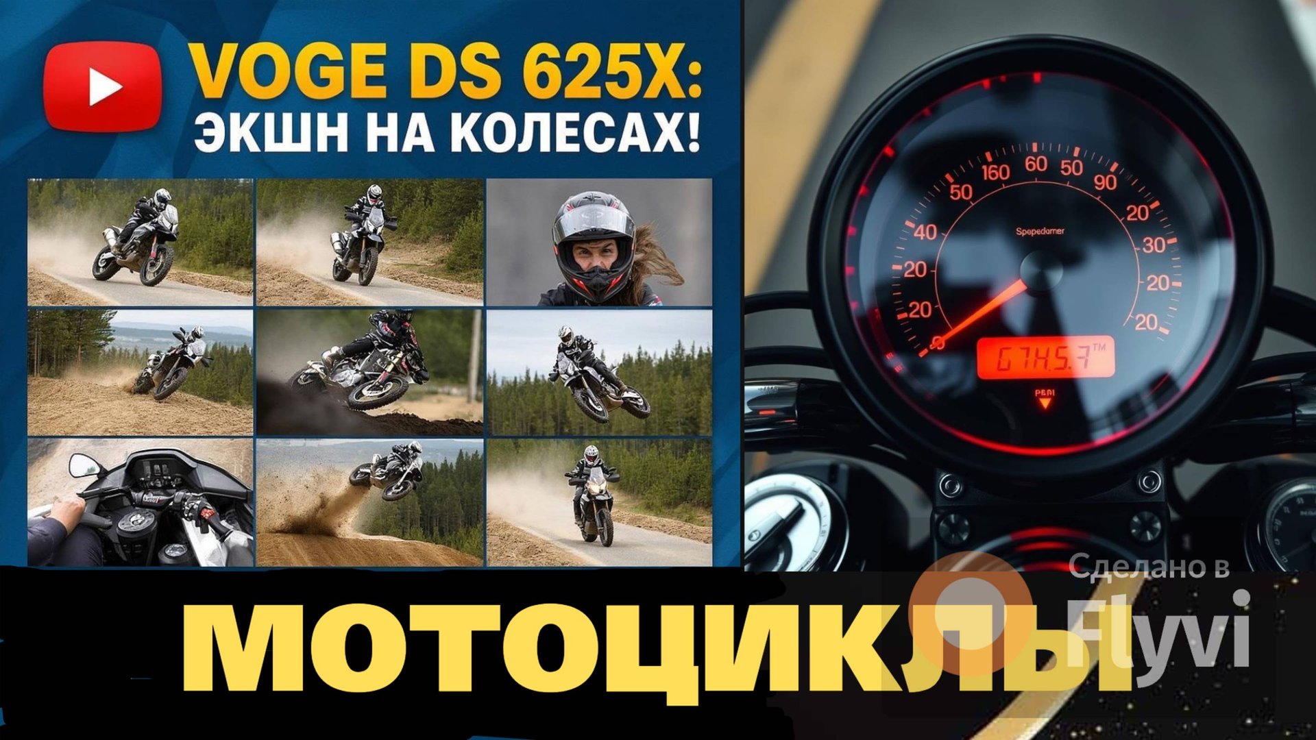 Мотоцикл VOGE DS 625X Экшн-камера DJI Osmo Action 5 Pro