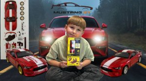 Машинка Mustang GT . Конструктор для тюнинга. Масштаб 1:42