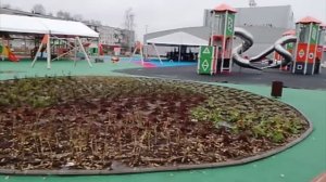 Реконструкция парка "Садко" в Тихвине близится к завершению. 3 ноября 2025 г