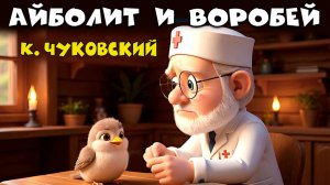 Айболит и воробей 🐦🏡🎶 | Песенка для детей по стихам К. Чуковского