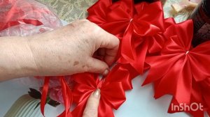 11136.mp4 #Новогодние украшения. #Бант на елку#