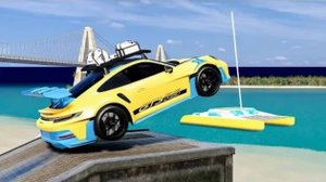 Эпические прыжки на скоростной машине #352 – Потрясающий драйв