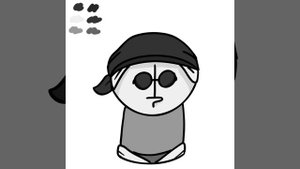 Рисую стикеры с Сэнфордом #арт #спидпэинт #art #спидпэйнт #рисунок #digitalart #speedpaint