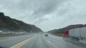 🇺🇸 Лос-Анджелес, Калифорния - дождь, поездка из Лос-Анджелеса в Гранада-Хиллз