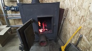 Эффективный обогрев гаража. Отопительный сезон начат!!!