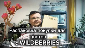 Распаковка покупки с WILDBERRIES для цветов!!! Увлажнитель!!!
