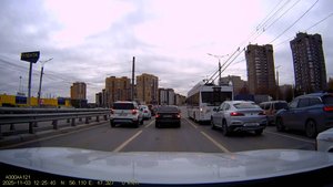 Примеры видеосъемки на фронтальную камеру видеорегистратора TrendVision Proof PRO GPS