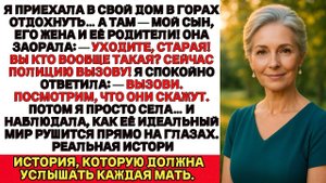 Я ПЛАКАЛА! 😭 Невестка ЗАХВАТИЛА мой ГОРНЫЙ ДОМ! (Они живут там, будто он ИХ!)