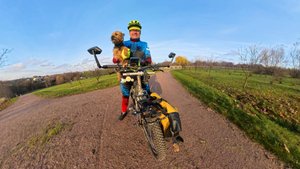 Велопрогулка с Хондой 24 км