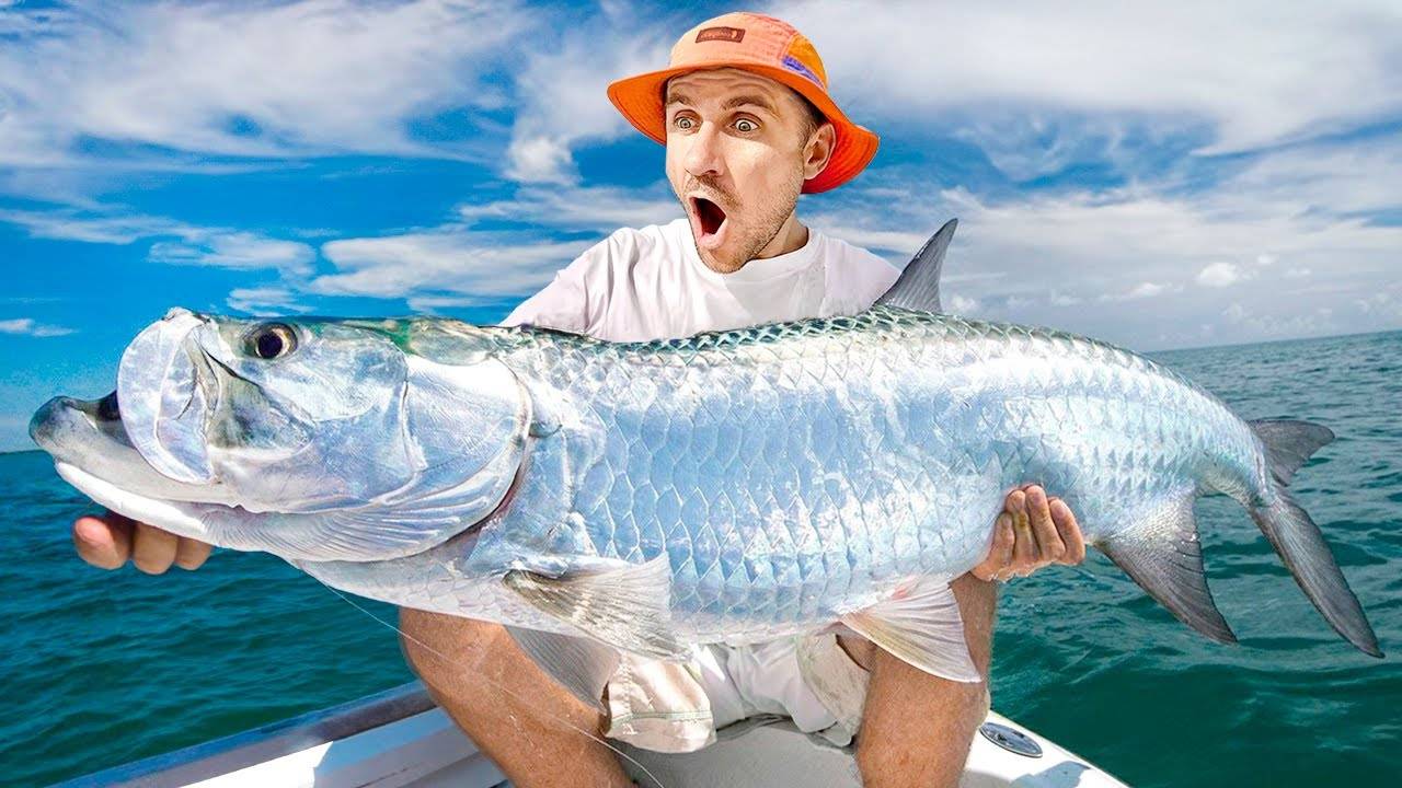Я поймал МОНСТРА ТАРПОНА во Флориде! 24 ЧАСА в рыболовной Столице Мира.