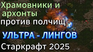 ПОЛЧИЩА ультра-лингов от зерга Jaedong, против храмовников и архонтов от протосса Lucifer Старкрафт