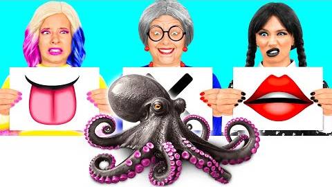 Откуси Лизни или Ничего Челлендж | Сумасшедшие Кулинарные Идеи от TeamTeen Challenge смотреть онлайн