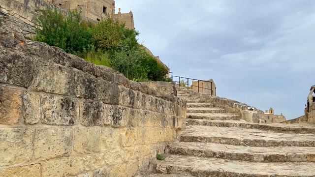 Италия. Прогулка по городу Матера