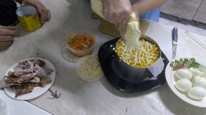 САЛАТ _ с копчёной КУРОЧКОЙ!. Поговорим о ДЖЕРСИ! # ДЕГУСТАЦИЯ #