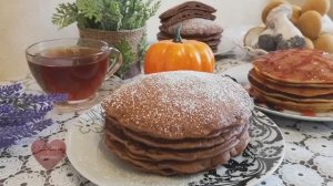 Оладьи из ТЫКВЫ и ШОКОЛАДНЫЕ оладьи на молоке БЫСТРО и ПРОСТО