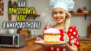 Как приготовить кекс в микроволновке