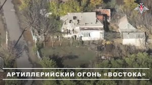 💥 Артиллерийские расчёты группировки войск «Восток» уничтожили пункты управления БПЛА противника...