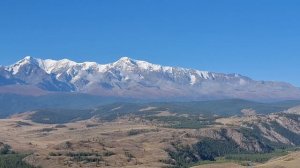 Северо-Чуйский хребет в ясную погоду!
