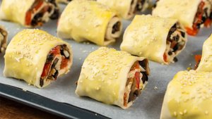 ЕСЛИ у вас нет ВРЕМЕНИ и ДЕНЕГ, эта закуска из слоеного теста СПАСЕТ любой ПРАЗДНИК