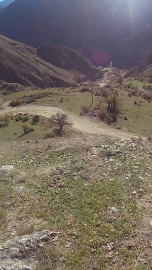 Спуск с Верхнего Мизура