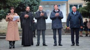 Обновленная  площадь Калинина в станице Тацинской Ростовская область