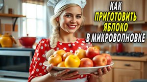 Как приготовить яблоко в микроволновке