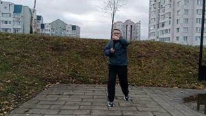 Практика с палкой Тайцзи Бань (4)