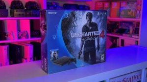 Sony PlayStation 4 Slim | Uncharted 4 Bundle | Распаковка