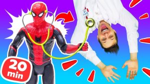 Человек-Паук становится Веномом! ️ Супергерои в Клинике!