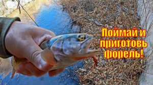 Поймай и приготовь форель! (Запеченная на огне)