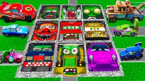 Машинки летают и прыгают! Развивающие мультики Машины помощники. Мультфильмы про машинки