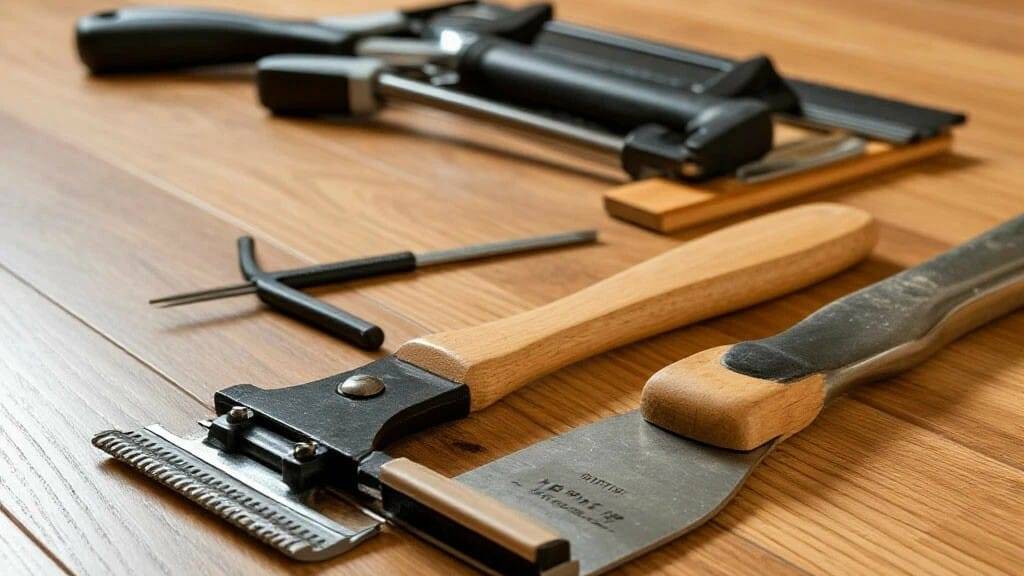 Разметка, обрезка, укладка ламината. Последовательность работы.