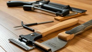 Разметка, обрезка, укладка ламината. Последовательность работы.