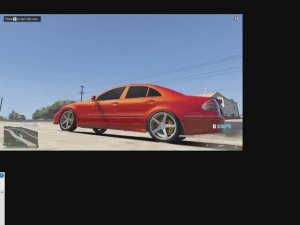 #Mercedes #AMG #BRABUS #e55 #w211 #GTA5 доехал до гонки тихо и мирно не кого не трогая в гта 5