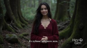 Лесная Ведьма - 68 секунд видео полностью сгенерированное ИИ, от начала и до конца.