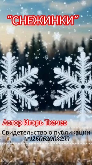 Песни. СНЕЖИНКИ
