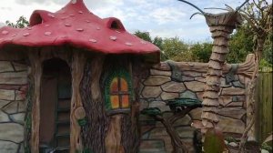 Забор из цемента. Декоративный камень. Обзор двора. Скульптуры для дома. мастер_ Олег Симахин.