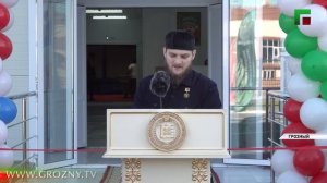 В Грозном открыли новый модульный спортзал для настольного тенниса