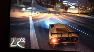 Я на соревнованиях на золотой lamborghini в GTA v