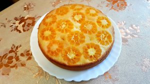 МАНДАРИНОВЫЙ ПИРОГ На САХАРНОЙ ПОДУШКЕ