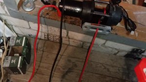 Новая переносная лебедка для уазика