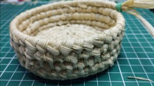 Талаш. Плетение шкатулки. Начало плетения бортиков.