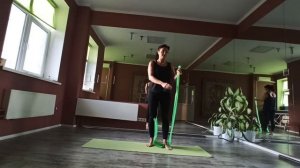 Тренировка с длинной резинкой