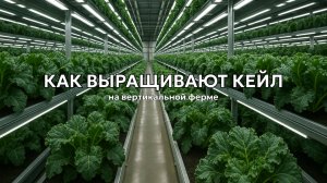 Высокотехнологичная вертикальная ферма по выращиванию кейла 🥬