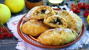 С изюминкой, яблочным тестом и яблочной начинкой. ПОСТНЫЕ ЯБЛОЧНЫЕ ПИРОЖКИ
