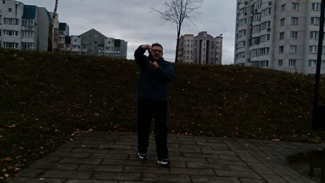 Практика с палкой Тайцзи Бань (2)