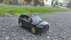 Модель Lexus LX третьего поколения после второго рестайлинга